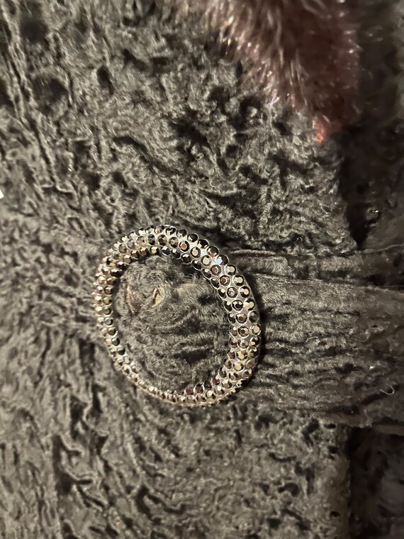 Persian lamb coat with blackglama mink collar, cu… - image 8