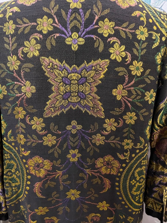 Antique 19th Century Exceptional Russian Metallic Brocade Coat