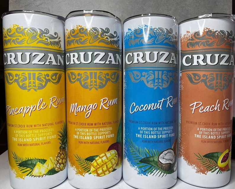 Cruzan Rum Tumbler Etsy
