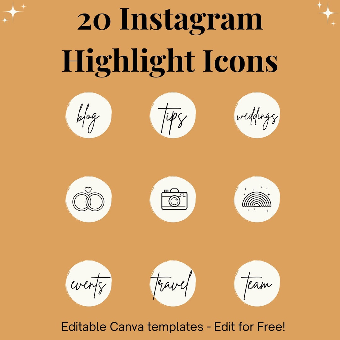 Instagram Highlight Covers Instagram Highlights for Etsy