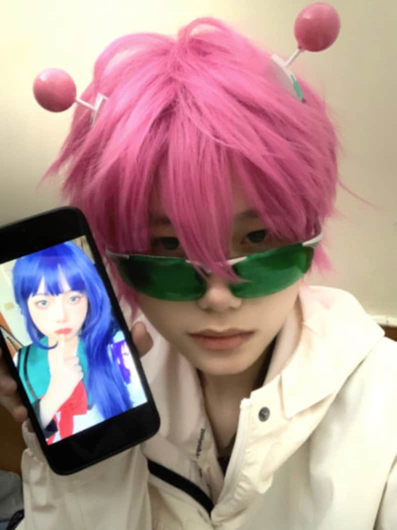 Saiki K Setsaiki K Hair Clips Saiki Kusuo Glasses Hair Etsy