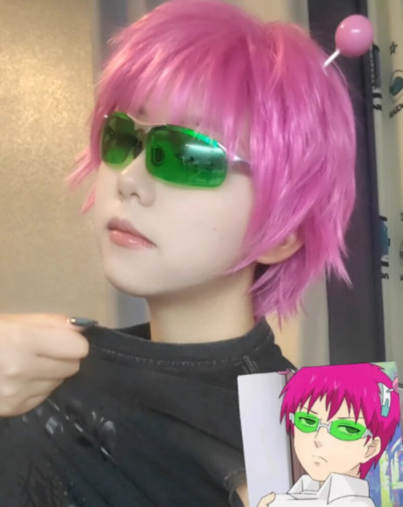 Saiki K Set,saiki K Hair Clips, Saiki Kusuo Glasses, Hair Accessory