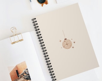 Disco Ball Spiral Notebook/Journal