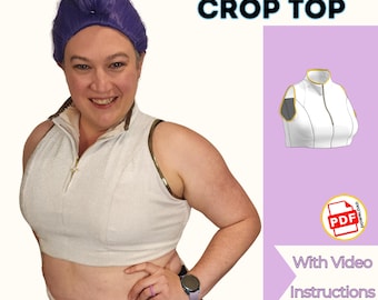 K-Pop Cosplay Crop Top Sewing Pattern | Demon Fighting Outfit