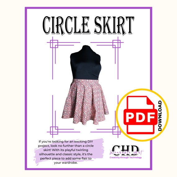 falda circular patron