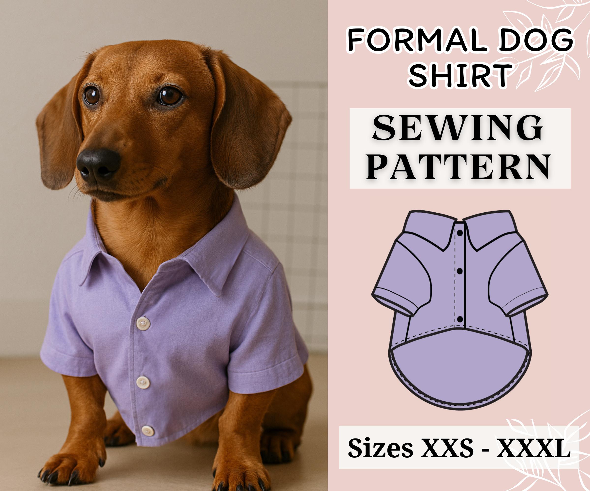 Sewing Pattern Dachshund Clothes Size Hoodie Dog Sweater Pattern