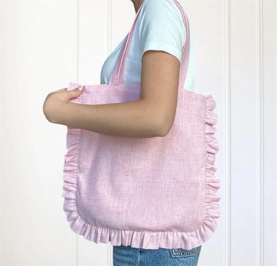 ショルダーバッグ・ポシェット ILLIGO Ruffle round tote bag pink ILLIGO Ruffle round tote bag pink
