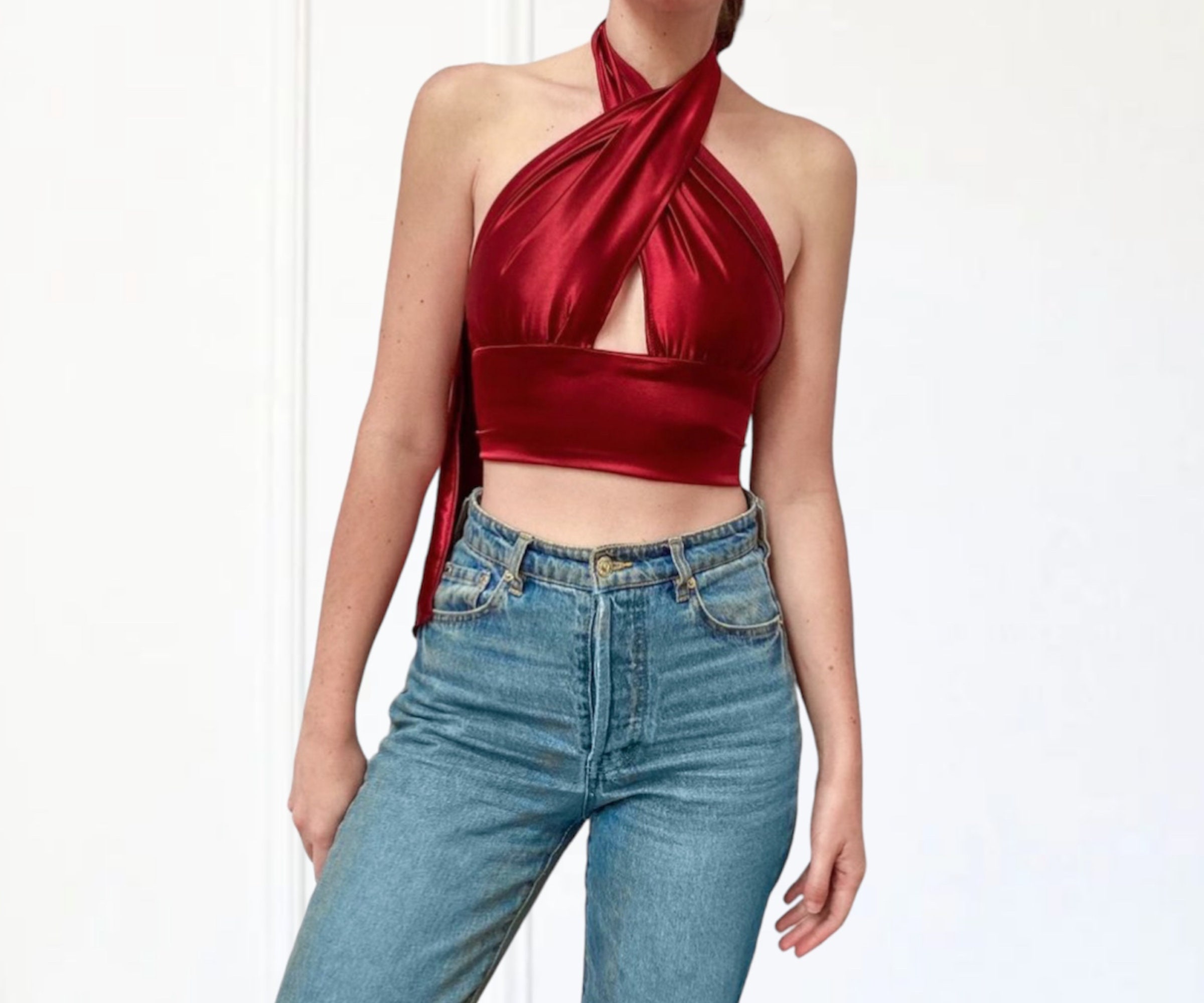 Structured Top Pattern Women Top Pattern | Pdf Sewing Pattern | Multi Way Top Pattern | Tie ...