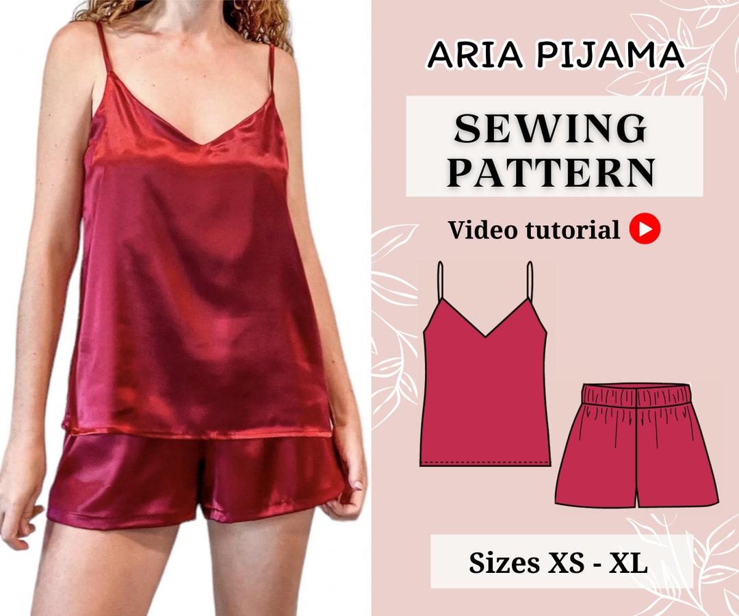 PDF Sewing Pattern // Pj Sewing Pattern // Pajama Pattern Sewing
