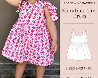 Girls Dress Sewing Pattern / PDF sewing patterns /