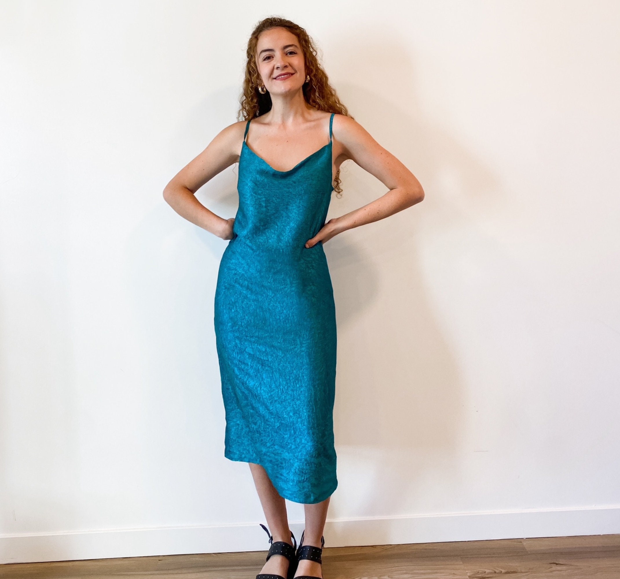 Slip Dress Sewing Pattern Silk Dress Pattern Satin Dress Pattern Dress