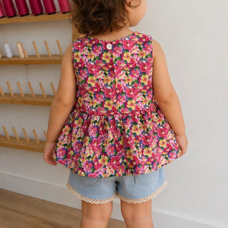 Kids Top Sewing Pattern PDF | Toddler Outfit Pattern | Beginner ...