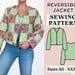 Jacket Pattern | Pdf Sewing Pattern | Coat Sewing Pattern | Reversible ...