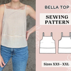 Women top pattern | Pdf sewing pattern | Puffed Sleeve Peplum tie Top pattern | Tie top pattern | Top sewing pattern | Shirt sewing pattern