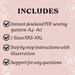 Jacket Pattern | Pdf Sewing Pattern | Coat Sewing Pattern | Reversible ...