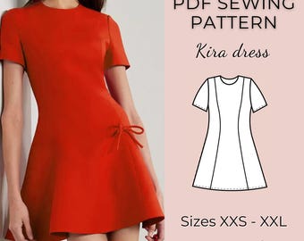 Dress Sewing Pattern | Pdf sewing pattern | Dress Sewing pattern | Women's Sewing Pattern | Instant dowland