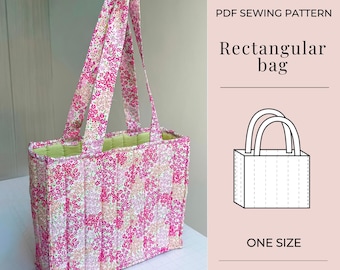 Bag Sewing Pattern | Pdf sewing pattern | Quilted bag | Accesories pattern