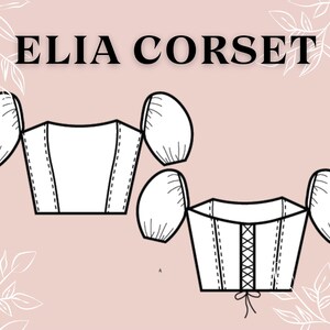 Corset Pattern | Bustier Sewing Pattern | Pdf Sewing Pattern | Women ...