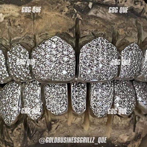 VVS Moissanite Grillz Moissanite Diamond Grillz With 925 Etsy