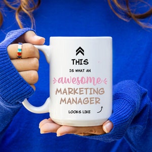 Awesome Marketing Manager Mug | Marketing Manager Mug | Gift For Boss | Digital Marketer Gift | Digital Marketing Mug | Business Gift