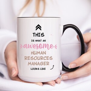 Awesome Human Resources Manager | Human Resources Gift | Gift For Hr | Hr Cup | Hr Manager Coffee Mug | Hr Manager Gift | Birthday Gift