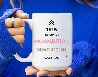 Funny Electrician Coffee Mug - Humorous Gift For Electrical Workers And Technicians