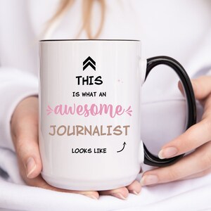 Awesome Journalist Mug | Journalist Gift | Reporters Gift | Journalist Coffee Mug | Journalist Loading Tea Cup | Journalism Mug