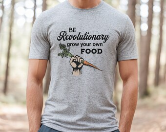 Homestead shirt for men, permaculture tshirt, gardening shirt for dad, farmer's shirt, shirt for gardener.