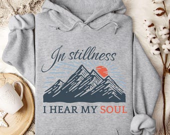 Mountain Hoodie: Cozy Outdoors Hiking & Camping Apparel