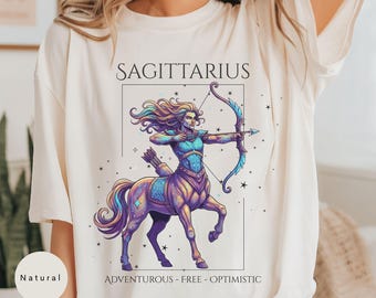 Sagittarius Zodiac T-Shirt: Astrology Tee, Sagittarius Gift for Men, Sagittarius Shirt