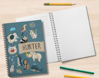 Personalized Kids Nature Journal: Sketch Notebook, Homeschool Gift
