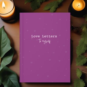 Cuaderno personalizado, diario de amor propio, regalo para la curación y la recuperación, regalo de ruptura, regalo de divorcio, regalo de San Valentín para ella, cartas de amor
