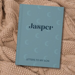 Cartas a mi hijo, libro de bebé personalizado, regalo para baby shower de hijo para mamá primeriza, diario de bebé para papá primerizo, regalo para el Día de la Madre, regalo personalizado para papá primerizo