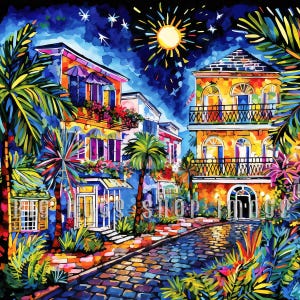 Key West Art Tile: Colorful Tropical Decor, UV Resistant Ceramic