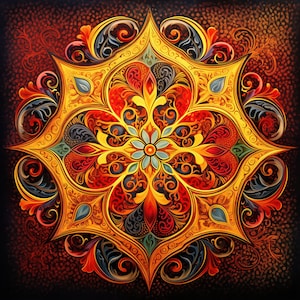 Eastern Ornate Ceramic Tile Art: Kitchen Backsplash Design