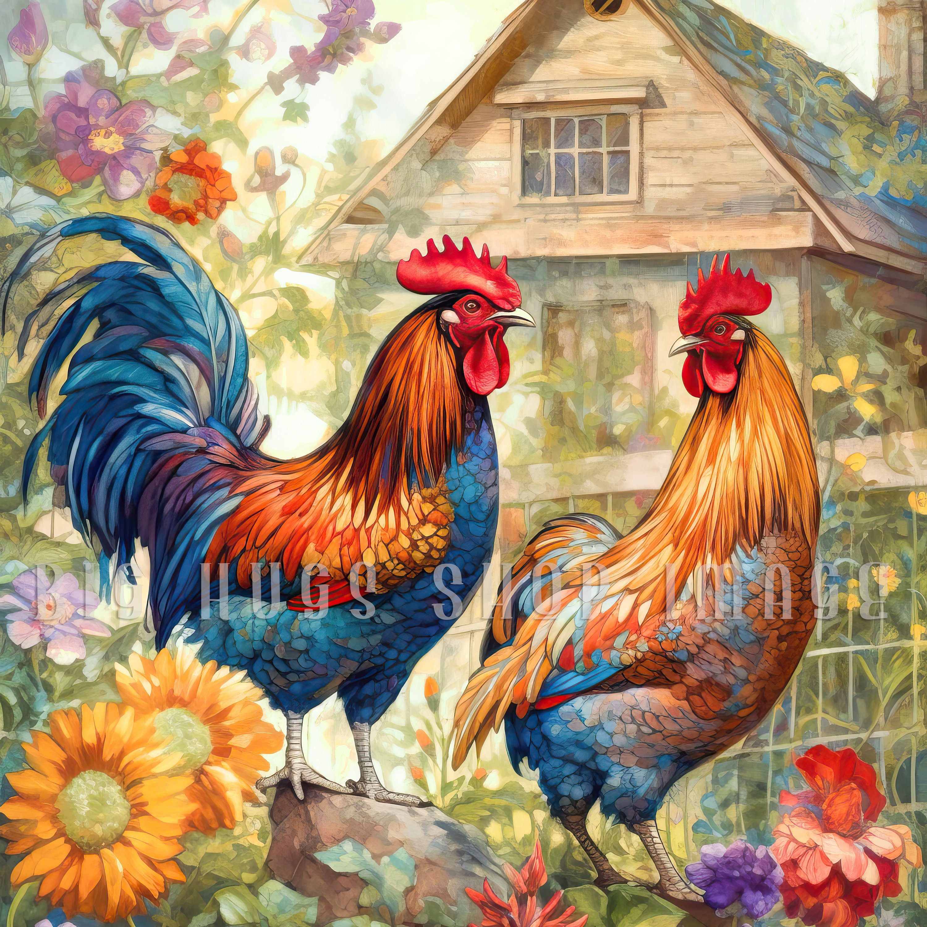 24+ Colorful Farm Animal Paintings