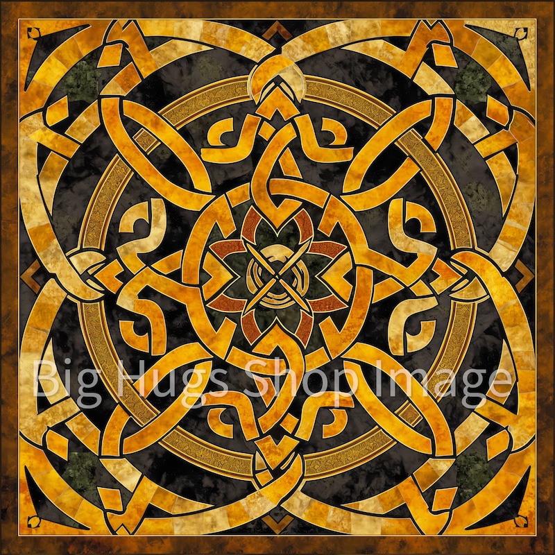 Celtic Ceramic Tile - Etsy