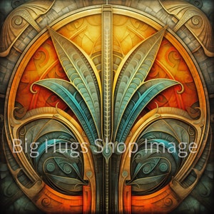 Art Deco Ceramic Tile: Roaring 20&#39;s Style, Waterproof Coating