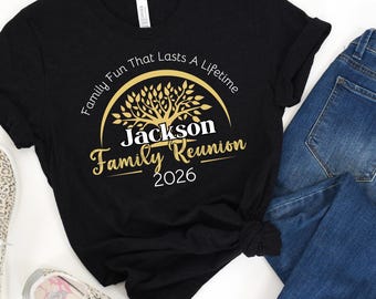Custom Family Reunion Shirts, Family Reunion Tee, Family Reunion Gift, Matching Family Shirt 2026, Family Gathering Shirt, Family Tree
