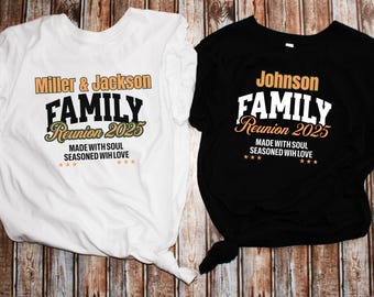 Custom Family Reunion Shirts, Black Family Reunion Tee, Family Reunion Gift, Matching Family Shirt 2026, Family Gathering Shirt, Family Tree