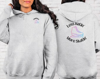 Personalized Figure Skater Hoodie, Ice Skating Hoodie, Gift for