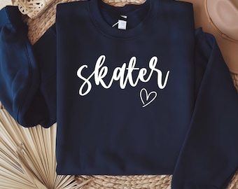 Figure Skater Sweatshirt/Hoodie, Ice Skating Team Apparel, Competitive Skater T-Shirt, Ice Skating Gift, Skating Coach Gift, Skater Birthday