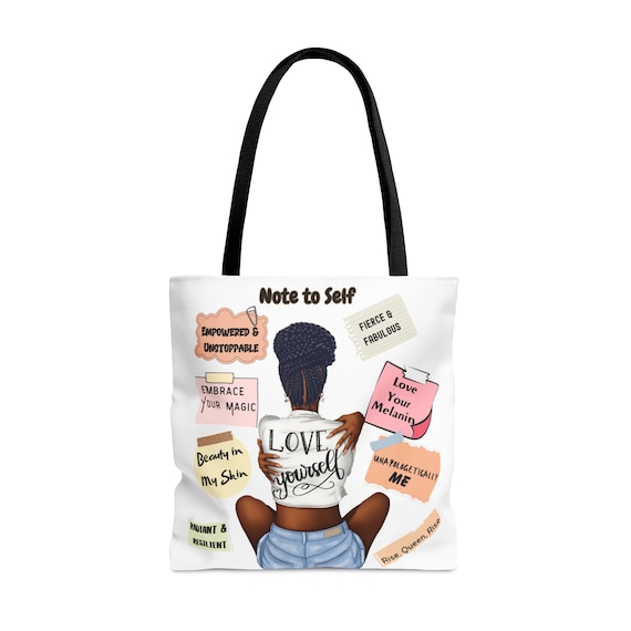 African American Queen Tote Bag For Women - Large Fashion Shoulder Bag, Durable Polyester, Black Girl Magic Design - View #10