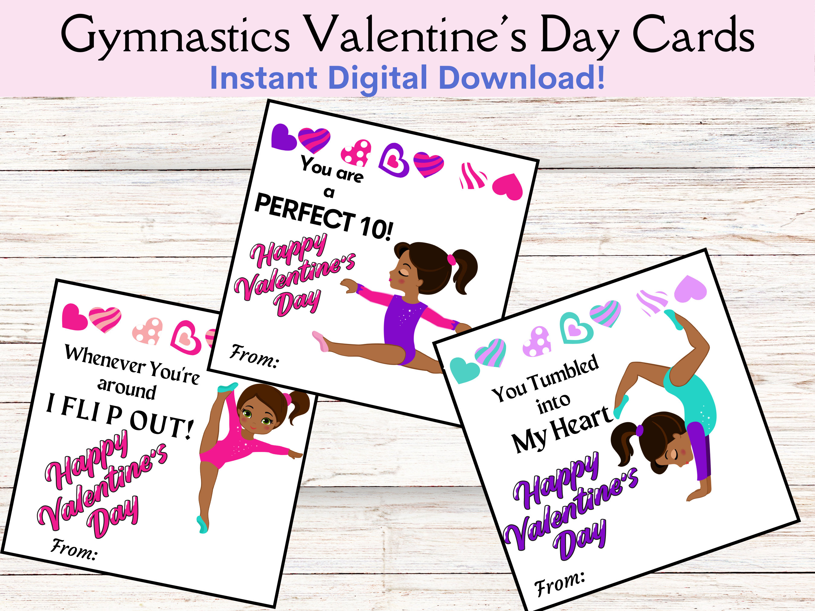 printable-gymnastics-valentine-s-day-cards-black-gymnast-girl-valentine-s-instant-download