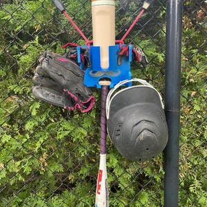 Alfred Baseball Softball Fence Rack - Commercial Licence - stl file for 3d printing (no physical product)