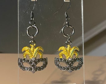 Masquerade Mask Earrings