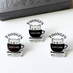 Yoongi’s Cat Cafe Pin