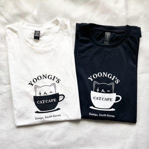 Yoongi’s Cat Cafe shirt