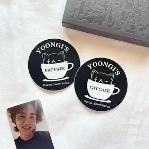 Yoongi’s Cat Cafe sticker