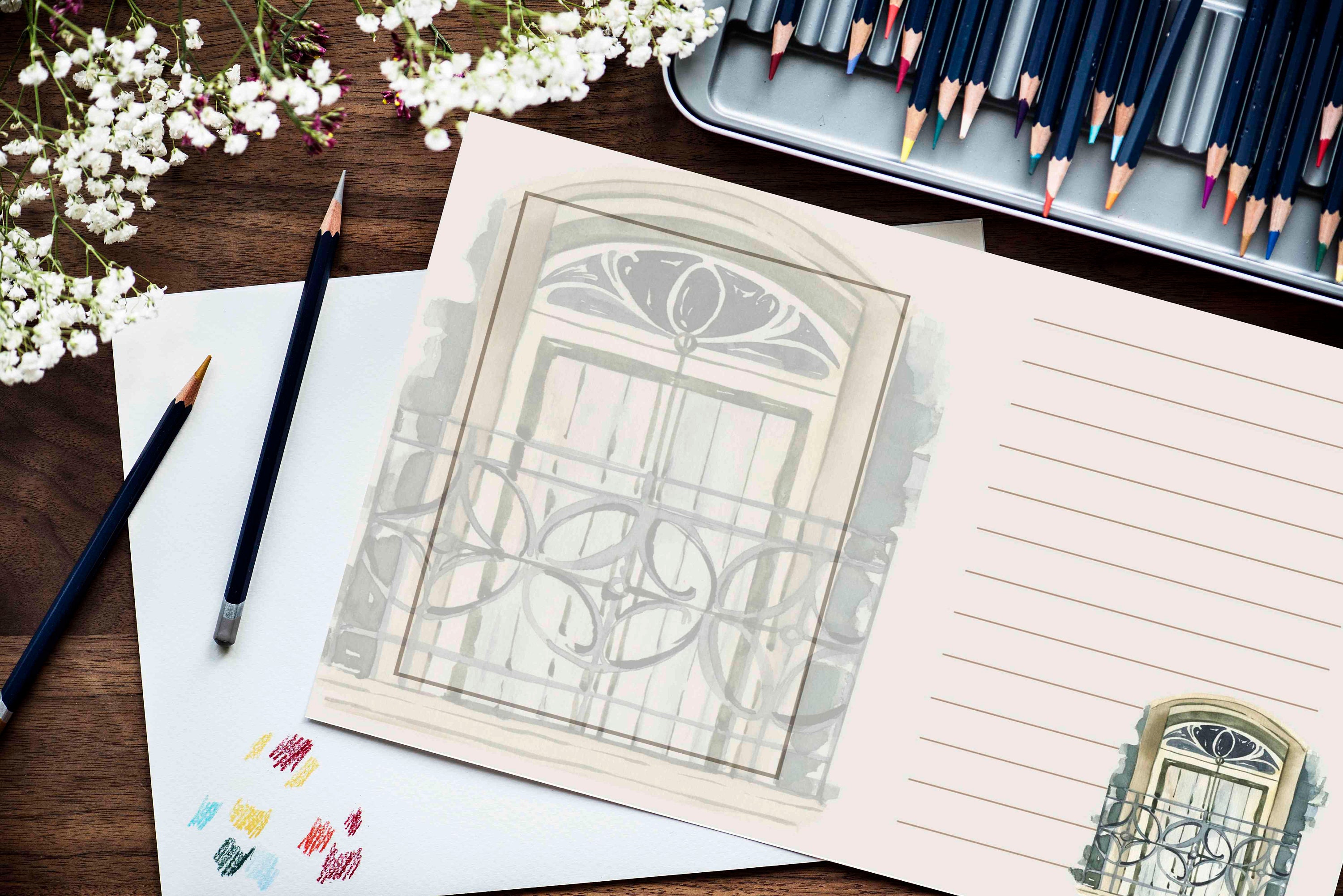 DIY Printable Notecard - Etsy